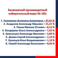 Предварительные итоги выборов в наших карточках 
