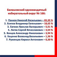 Предварительные итоги выборов в наших карточках 