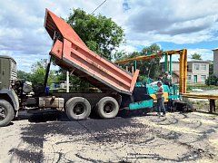 Ремонт сельских дорог в Лысогорском районе идет полным ходом