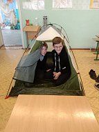 «ВездеХоды» ЦДОД для детей научились собирать и ставить туристические палатки 