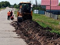 В районе стартовала программа по ремонту тротуаров