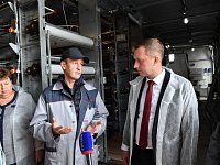 В рамках рабочего визита Лысогорский район посетил губернатор Саратовской области Р.В. Бусаргин
