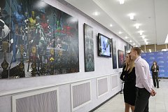 В областной думе открылась выставка Константина Худякова