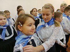 В школе №2 р.п. Лысые Горы  состоялась торжественная церемония посвящения в «Орлята России»