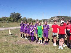 В Лысогорском   районе прошел зональный этап областных соревнований по футболу «Кожаный мяч» среди девушек
