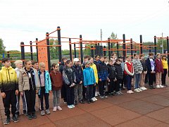 Пятиклассники Лысогорского района приняли участие в «Президентских состязаниях»
