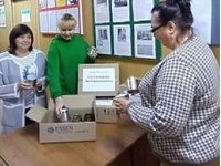 Сотрудники ГАУ СО «КЦСОН Лысогорского района» приняли участие в акции по сбору металлических банок для изготовления окопных свечей