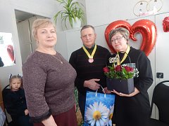 Первые в этом году юбиляры семейной жизни - жители Шереметьевки