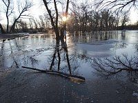 Уровень воды в р. Медведица пошел на снижение