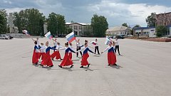 Участники хореографических коллективов РДК приняли участие во флешмобе