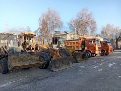 Перед наступлением зимнего периода  в Лысых Горах провели ежегодную плановую командно-штабную тренировку