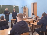 Акция продолжается в школах Лысогорского района